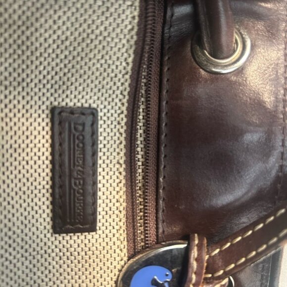 Dooney and Bourke pebble cinched drawstring leather purse vintage good condition - Picture 6 of 16